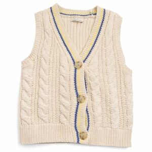 American Eagle Cable Knit Sleeveless Sweater Vest